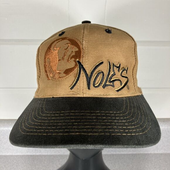 Top of the World Other - Vtg FSU Hat Cap Spellout Florida State Seminoles Brown Noles Snapback 80s 90s